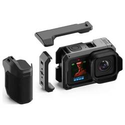 GoPro MISSION 1 PRO GRIP Edition Sportovní outdoorová kamera 4K, 8K, Bluetooth, dotyková obrazovka, odolné proti vodě, chráněné proti stříkající vodě, odolné
