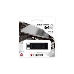 Kingston DataTraveler 70 USB flash disk Retail 64 GB černá DT70/64GB USB-C®