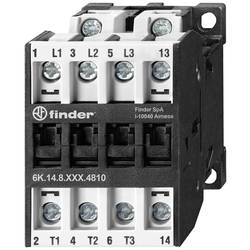 Finder 6K.14.8.024.4710 průmyslové relé 3 spínací kontakty, 1 rozpínací kontakt 4 kW 24 V/AC 10 A s pomocným kontaktem Vhodné pro značku (relé): Finder Piece 1