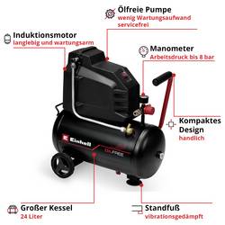Einhell TC-AC 190/24/8 I OF, 4007375, kompresor, 8 bar