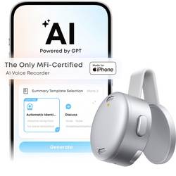 Anker Soundcore Work 64GB digitální diktafon Maximální čas nahrávání 250 h bílá