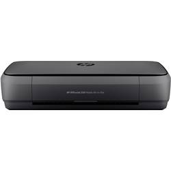 HP OfficeJet 250 All-in-One multifunkční tiskárna inkoustová barevná A4 tiskárna, skener, kopírka provoz na akumulátor, Wi-Fi, ADF