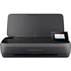 HP OfficeJet 250 All-in-One multifunkční tiskárna inkoustová barevná A4 tiskárna, skener, kopírka provoz na akumulátor, Wi-Fi, ADF