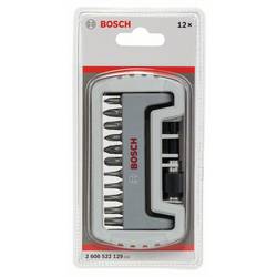 Bosch Accessories 2608522129 sada bitů, 12dílná, křížový PH, křížový PZ, vnitřní šestihran (TX), 1/4 (6,3 mm)