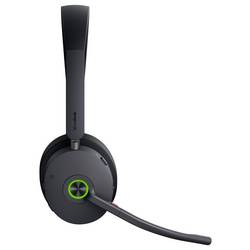 Yealink WH68 UC Headset otevřená (On Ear) DECT, Bluetooth® černá Potlačení hluku headset telefon