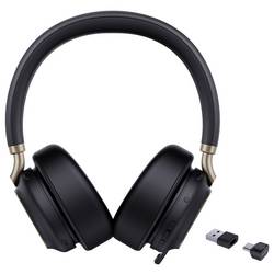 Yealink BH 76 Plus Teams Black U Headset otevřená (On Ear) Bluetooth® černá Potlačení hluku Indukce telefon