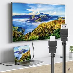 Hama HDMI propojovací kabel Zástrčka HDMI-A 3 m černá 00205001 Audio Return Channel HDMI kabel
