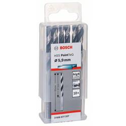 Bosch Accessories 2608577227 2608577227 HSS kovový spirálový vrták 5.9 mm Celková délka 93 mm leštěný DIN 338 válcová stopka 10 ks