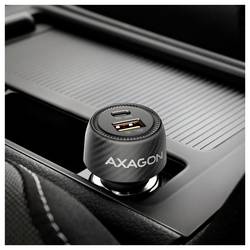 AXAGON Nabíječka do auta, USB-C® zásuvka (nabíjení), USB-A zásuvka, 48 W, Power Delivery 3.0, Adaptivní rychlé nabíjení, Power Delivery 2.0, QC 4+, černá