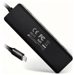 AXAGON HUE-C1C USB Hub 4 + 1 port USB 3.0, USB-C® USB 3.0 5 GBit/s černá HUE-C1C