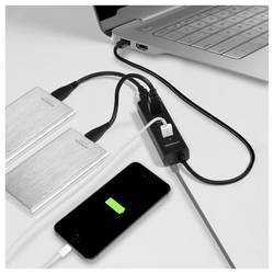 AXAGON HUE-S2B USB Hub 4 porty USB-A, microUSB USB 3.2 Gen1 5 GBit/s