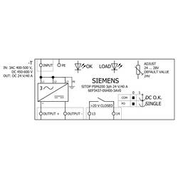 Siemens 6EP34370SH003AV0 napájení 24 V 40 A 960 W Obsah 1 ks