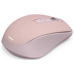 Hama WM-450 optická myš, přenos bezdrátový, 7 tlačítko, 1600 dpi, růžová