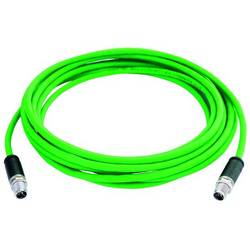 Telegärtner 100017181 M 12 síťové kabely, propojovací kabely CAT 6A S/FTP 5 m žlutá 1 ks