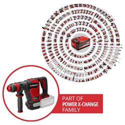 Einhell Professional TP-DH 18/4 Li BL - Solo SDS plus-Aku bourací kladivo 4 J bez akumulátoru, bez nabíječky, vč. příslušenství