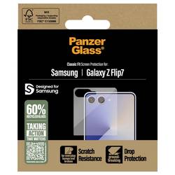 PanzerGlass ochranné sklo na displej smartphonu Samsung Samsung Galaxy z Flip7 1 ks odolné vůči poškrábání, antibakteriální, Chránící proti otiskům prstů