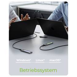 ICY BOX IB-1826MCL-CU31 Pouzdro pro SSD M.2 USB-C® 10 GBit/s M.2 PCIe NVMe, M.2 SATA 2230, 2242, 2260, 2280 61188