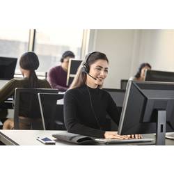 Jabra Evolve2 30 SE Headset otevřená (On Ear) kabelová stereo černá Redukce šumu mikrofonu, Potlačení hluku headset telefon