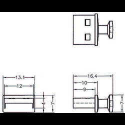Delock 64009 64009 ochranná krytka 10 ks