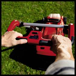 Einhell Professional RASARRO 36/40 (2x4.0Ah) akumulátor Akumulátorová sekačka Vč. nabíječky Twincharger, + 2. akumulátor 18 V šířka sekání 40 cm Určen pro 500