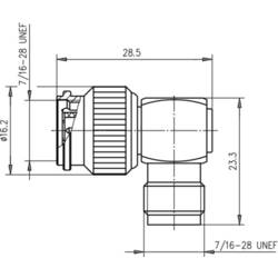Telegärtner 100023830 100023830 BNC adaptér TNC zástrčka - TNC zásuvka 1 ks