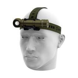 ArmyTek Wizard C2 Pro Max Olive White F06701CO LED kapesní svítilna s klipem na opasek, s brašnou napájeno akumulátorem 4000 lm 149 g