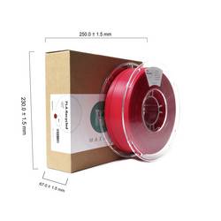 Maertz PMMA-1013-005 PMMA-1013-005 vlákno pro 3D tiskárny PLA plast Recyklované PLA vlákno 1.75 mm 1000 g červená 1 ks