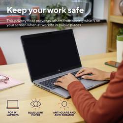 Trust Primo Privacy Filter fólie chránicí proti blikání obrazovky Notebook 39,6 cm (15,6) Formát obrazu: 16:9 25195 Universal