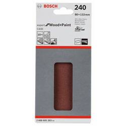 Bosch Accessories Expert for Wood 2608605283 brusný papír na suchý zip, s otvory Zrnitost 240 (d x š) 133 mm x 80 mm 10 ks