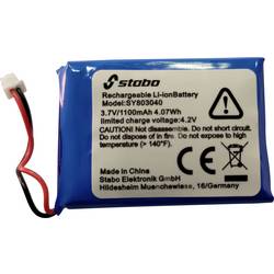 Stabo AKKU 3,7V, 1100MAH FC-400 II Akupack Akumulátor se zástrčkou, s kabelem Li-Ion 3.7 V 1100 mAh 1 ks