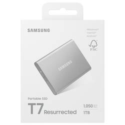 Samsung 1 TB, externí SSD disk, stříbrná