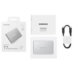 Samsung 1 TB, externí SSD disk, stříbrná