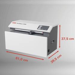 HSM ProfiPack C400 stroj na výrobu balicí výplně Křížový řez sponky do sešívačky