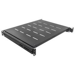 Intellinet 712613 19 palec 1 U vysouvací Vhodné pro hloubku skříně: od 600 mm černá
