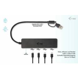 i-tec C31HUBMETAL2A2C USB Hub 2 + 2 port USB-A, USB-C® USB 3.2 Gen2 10 GBit/s s konektorem USB C černá I-TEC USB-C Metal HUB 2xUSB 3.0 2xUSB-C