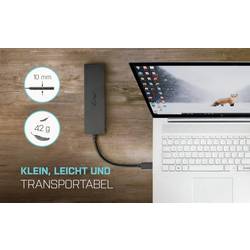 i-tec C31HUBMETAL2A2C USB Hub 2 + 2 port USB-A, USB-C® USB 3.2 Gen2 10 GBit/s s konektorem USB C černá I-TEC USB-C Metal HUB 2xUSB 3.0 2xUSB-C