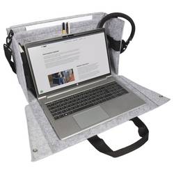 Sigel brašna na notebooky Desk Sharing Bag Workspace M/L | 45 x 28 x 15 cm Max. velikost: 40,6 cm (16) světle šedá
