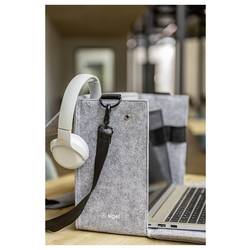 Sigel brašna na notebooky Desk Sharing Bag Workspace M/L | 45 x 28 x 15 cm Max. velikost: 40,6 cm (16) světle šedá