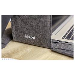 Sigel brašna na notebooky Desk Sharing Bag Workspace M/L | 45 x 28 x 15 cm Max. velikost: 40,6 cm (16) tmavě šedá