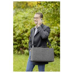 Sigel brašna na notebooky Desk Sharing Bag Workspace M/L | 45 x 28 x 15 cm Max. velikost: 40,6 cm (16) tmavě šedá