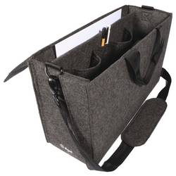 Sigel brašna na notebooky Desk Sharing Bag Workspace M/L | 45 x 28 x 15 cm Max. velikost: 40,6 cm (16) tmavě šedá
