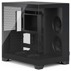 Fractal Design Geh Pop 2 Vision Black midi tower PC skříň černá 4 předinstalované ventilátory, prachový filtr, boční okno