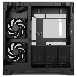 Fractal Design Geh Pop 2 Vision Black midi tower PC skříň černá 4 předinstalované ventilátory, prachový filtr, boční okno