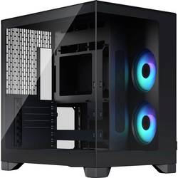 Fractal Design Geh Pop 2 Vision Black RG midi tower PC skříň černá 4 předinstalované LED ventilátory, prachový filtr, boční okno