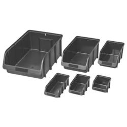 Hünersdorff 674500 Úložný box, stohovatelné, (š x v x h) 207 x 155 x 332 mm, černá, 1 ks