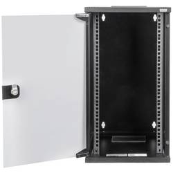Digitus DN-10-12U-B 10 nástěnná rozváděcí skříň (š x v x h) 312 x 592 x 300 mm 12 U černá (RAL 9005)