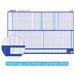 Franken PKU100227 psací podložka roční plán 2027 bílá, modrá (š x v) 910 mm x 610 mm 1 ks PKU100227