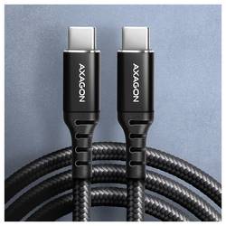 AXAGON Kabel USB-C USB 2.0 USB-C ® zástrčka 3 m černá BUCM-CM30AB