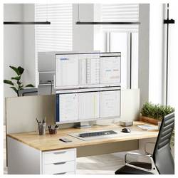 Alogic Elevate 34 Doppelter vertikaler Monitorständer držák monitoru 1 Displej: (s) 86,4 cm (34) stříbrná