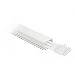 Delock Kabelová lišta PVC bílá (d x š x v) 1 m x 22 mm x 15 mm 1 ks 20720